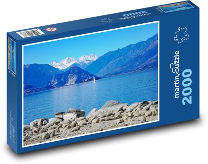 Italy - Lake Maggiore - Puzzle 2000 pieces, size 90x60 cm 