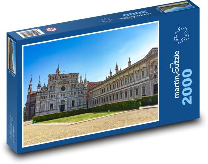 Itálie - Certosa Di Pavia - Puzzle 2000 dílků, rozměr 90x60 cm