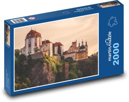 Zámok Vranov nad Dyjí - Puzzle 2000 dielikov, rozmer 90x60 cm 
