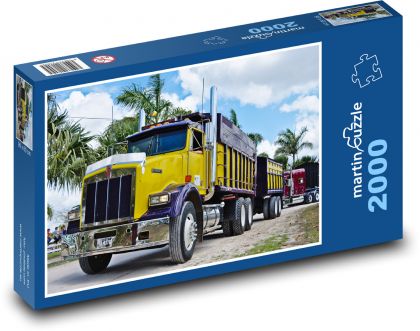American truck - Puzzle 2000 pieces, size 90x60 cm 