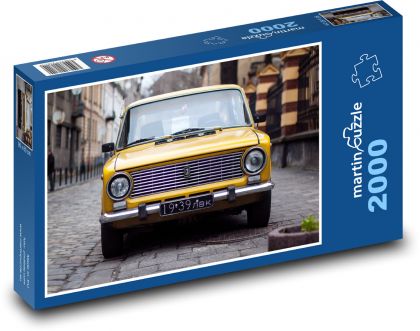 Car - VAZ, Lada, Žiguli - Puzzle 2000 pieces, size 90x60 cm 