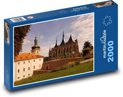 Republika Czeska - Kutná Hora - Puzzle 2000 elementów, rozmiar 90x60 cm