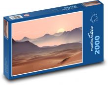 Desert, sunset Puzzle 2000 pieces - 90 x 60 cm