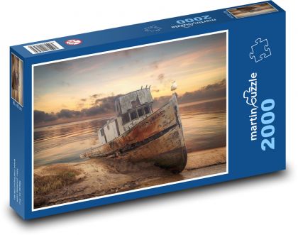 Shipwrecked - Puzzle 2000 pieces, size 90x60 cm 