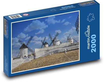 Windmills - Puzzle 2000 pieces, size 90x60 cm 
