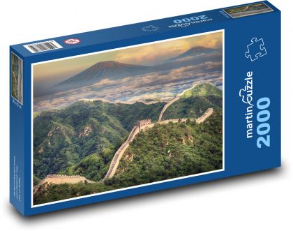 Velká čínská zeď - Puzzle 2000 dílků, rozměr 90x60 cm
