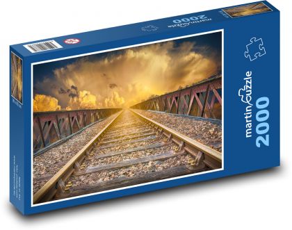 Eisenbahnschienen - Puzzle - 2000 Teile