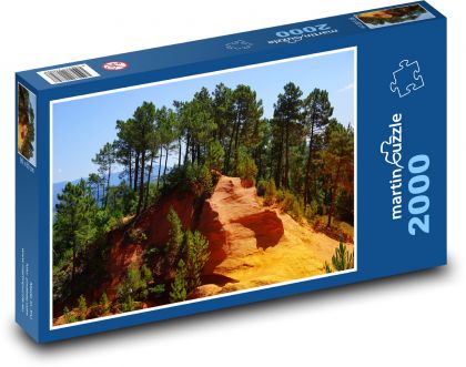 Francja - Rousilon - Puzzle 2000 elementów, rozmiar 90x60 cm