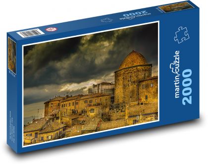 Itálie - Toskánsko - Puzzle 2000 dílků, rozměr 90x60 cm