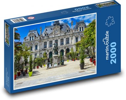 Městská radnice - Puzzle 2000 dílků, rozměr 90x60 cm