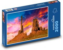 USA - Monument Valley Puzzle 2000 dílků - 90 x 60 cm