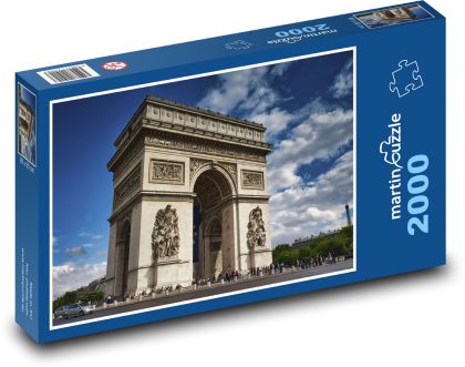 Vítězný oblouk v Paříži - puzzle 2000 dílků