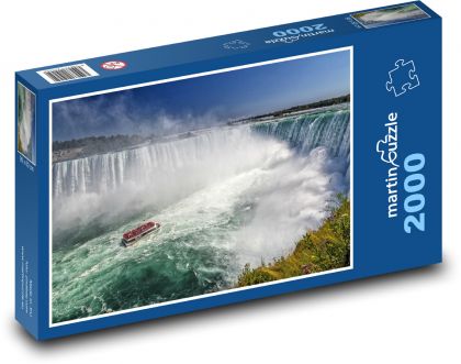 Niagarské vodopády - Puzzle 2000 dielikov, rozmer 90x60 cm 