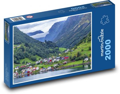 Norwegia - Fiordy - Puzzle 2000 elementów, rozmiar 90x60 cm