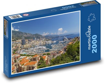 Monako - Puzzle 2000 dílků, rozměr 90x60 cm
