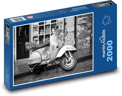 Vespa scooter - Puzzle 2000 pieces, size 90x60 cm 