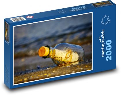 Odkaz vo fľaši - Puzzle 2000 dielikov, rozmer 90x60 cm 