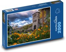 Historische Abtei Puzzle 2000 Teile - 90 x 60 cm