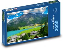 Rakouské alpy  Puzzle 2000 - 90x60 cm