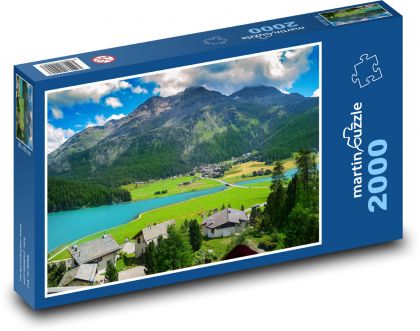 Austrian Alps - Puzzle 2000 pieces, size 90x60 cm 