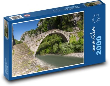 Starý most - Puzzle 2000 dílků, rozměr 90x60 cm