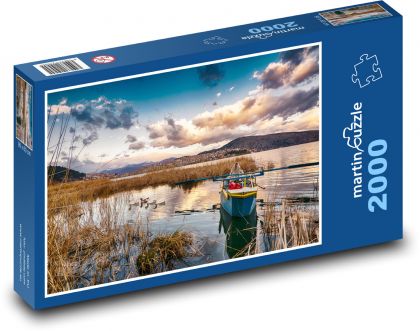Fischerboot auf dem See - Puzzle - 2000 Teile