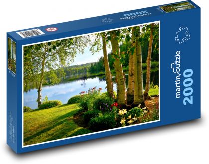 Nature, trees, water - Puzzle 2000 pieces, size 90x60 cm 