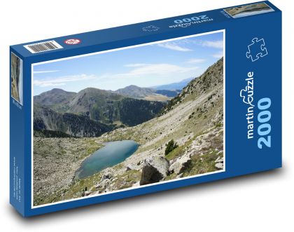 Lake in the mountains - Puzzle 2000 pieces, size 90x60 cm 
