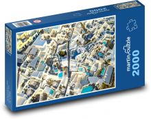 Grécko - Santorini Puzzle 2000 dielikov - 90 x 60 cm