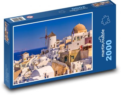 Grecja - Santorini - Puzzle 2000 elementów, rozmiar 90x60 cm