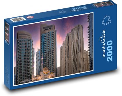 Dubai - skyscrapers - Puzzle 2000 pieces, size 90x60 cm 