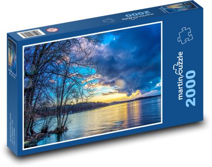 Švédsko - příroda - Puzzle 2000 dílků, rozměr 90x60 cm