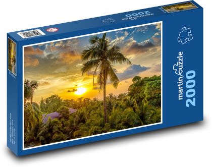 Vietnam - sunset - Puzzle 2000 pieces, size 90x60 cm 
