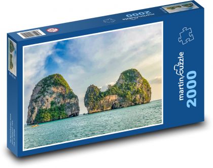 Thajsko - ostrov - Puzzle 2000 dílků, rozměr 90x60 cm