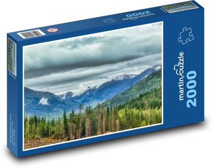 Norsko - krajina - Puzzle 2000 dílků, rozměr 90x60 cm