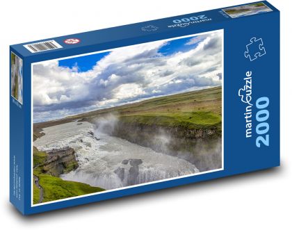 Dzika rzeka w Islandii - Puzzle 2000 elementów, rozmiar 90x60 cm