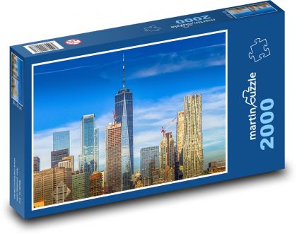 mrakodrap USA - Puzzle 2000 dílků, rozměr 90x60 cm