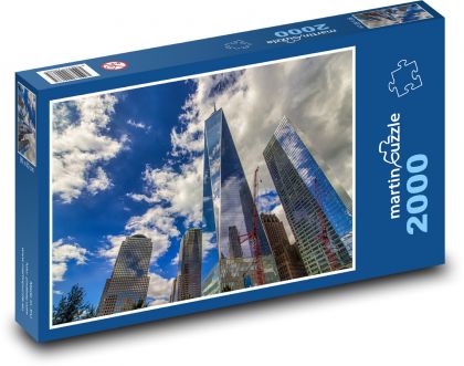 New York - Manhattan, USA - Puzzle 2000 dílků, rozměr 90x60 cm