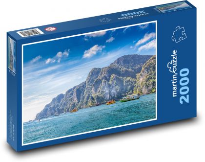 Lodní doprava - Thajsko - puzzle 2000 dílků