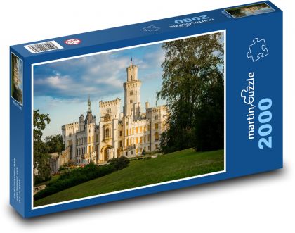 Zámek - Hluboká - Puzzle 2000 dílků, rozměr 90x60 cm