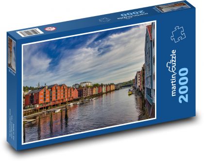 Norway, the city - Puzzle 2000 pieces, size 90x60 cm 