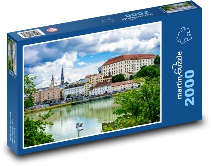 Linz - Rakúsko - Puzzle 2000 dielikov, rozmer 90x60 cm 