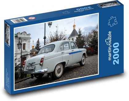 Car - Moskvich - Puzzle 2000 pieces, size 90x60 cm 
