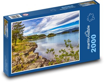 Norway - lake - Puzzle 2000 pieces, size 90x60 cm 