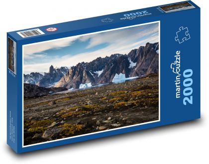 Grónsko - ledovec - Puzzle 2000 dílků, rozměr 90x60 cm