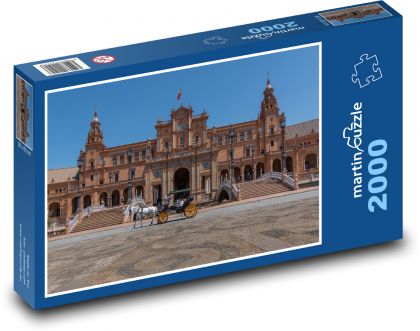 Španělsko - Sivilla - Puzzle 2000 dílků, rozměr 90x60 cm