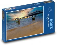 Pier bei Sonnenuntergang Puzzle 2000 Teile - 90 x 60 cm