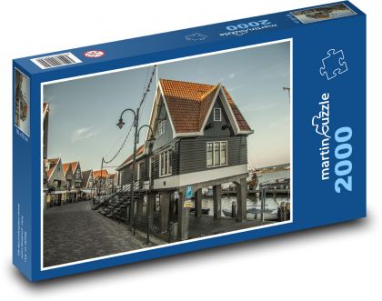 Holandsko - Volendam - Puzzle 2000 dielikov, rozmer 90x60 cm 