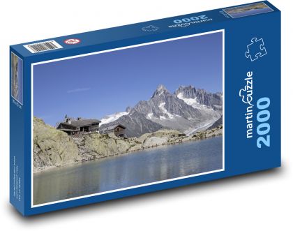 Berge, See, Natur - Puzzle - 2000 Teile