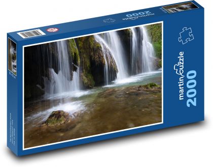 Waldwasserfall - Puzzle - 2000 Teile